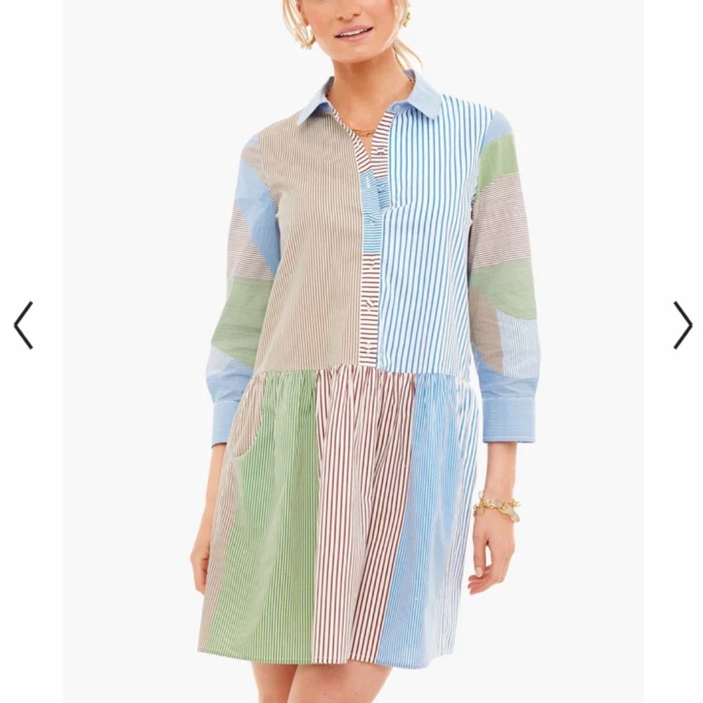 Patchwork Stripe Hayes Shirt Dress
TUCKERNUCK